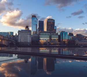 photo of London skyline with river Thames