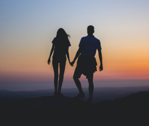Couple silhouette on the horizon Taylor Hampton Solicitors