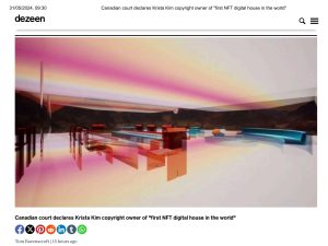 Taylor Hampton Specialist Media and Art Lawyers act for Krista Kim