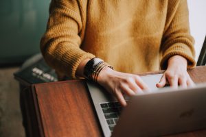 Photo of use of computer online bill