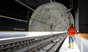 Skilled Worker Route Visa photo of man in tunnell