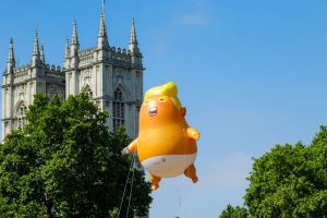 Trump 2.0 Administration Caricature of Donald Trump in the UK