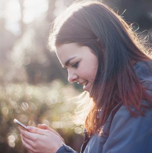 Daily Mail Phone Hacking Claims photo of girl with phone