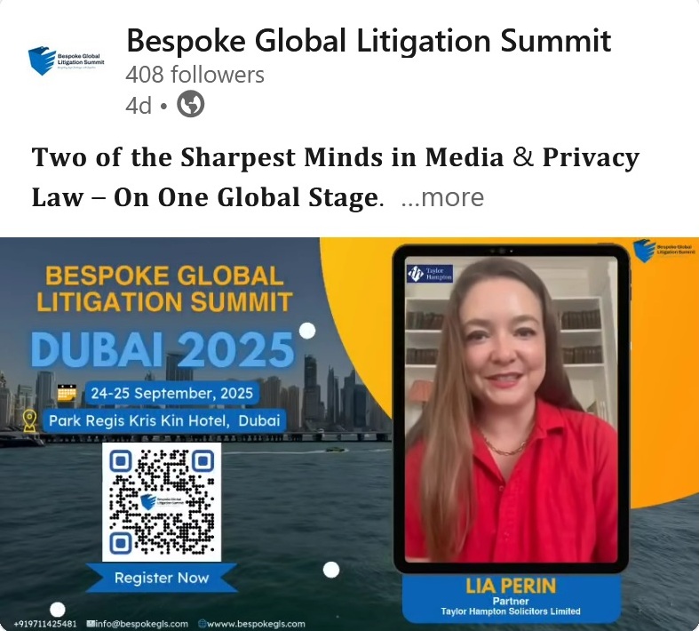 lia perin on linked in dubai conference